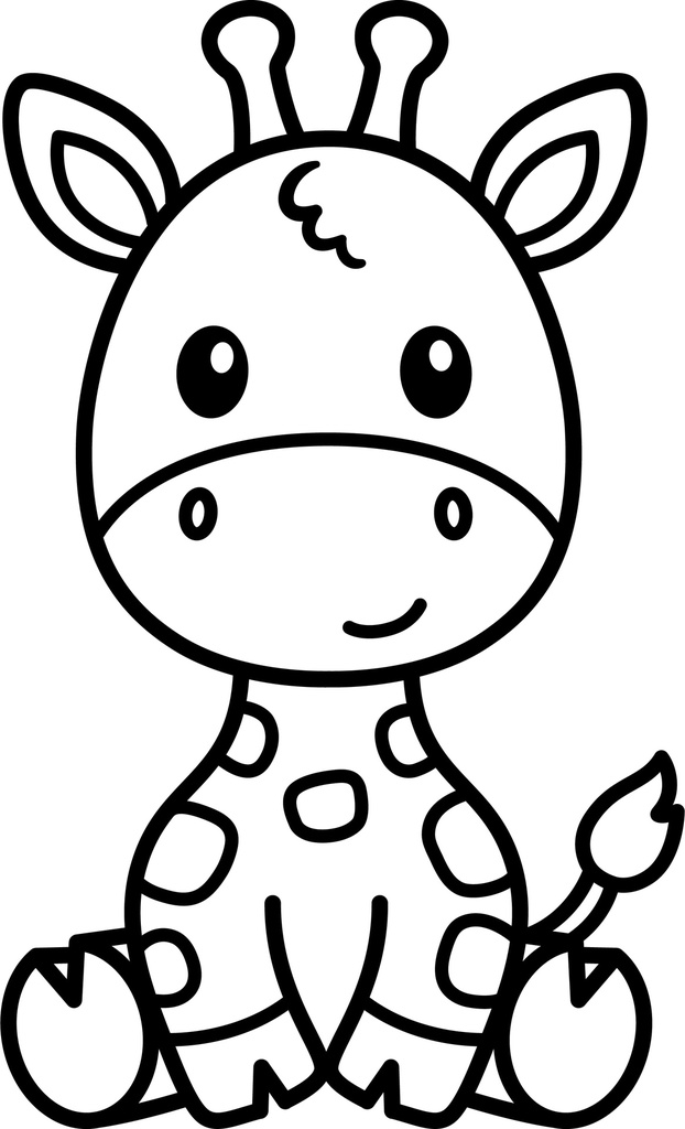 Birth board giraffe