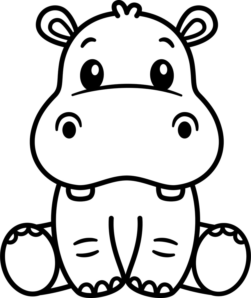 Birth board hippo