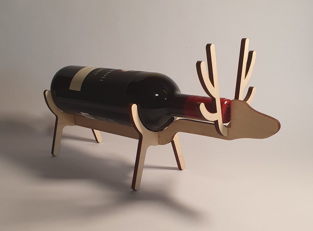 Wine Holder (Reindeer)