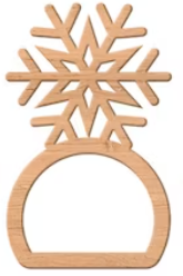 Napkin holder snowflake