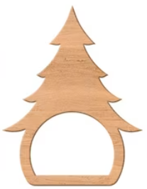 Napkin holder xmas tree